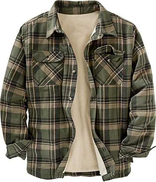 Cotton oversized warm mens jacket casual shirt sports winter jacket 2023 new item W241102