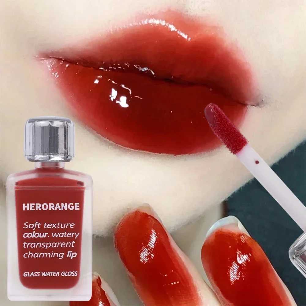 6-color water mirror gloss lipstick natural and lasting moisturizing liquid lipstick cosmetics W241101