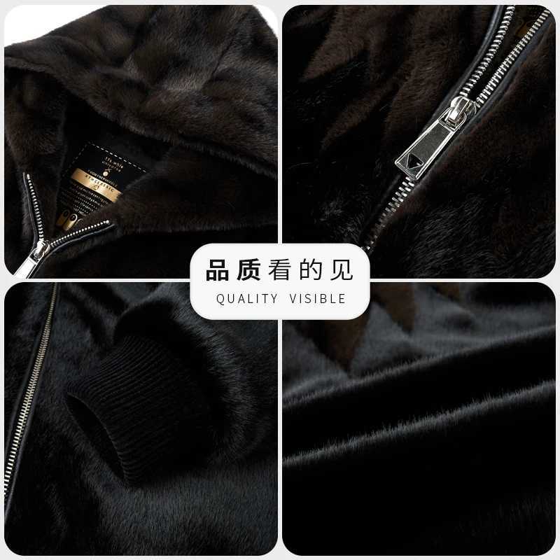 YEAE Designer Clothes Men Mens Winter Jacket Hooded Jackets Luxury Fur Coat Man Warm Man Winter Coat Casual Man Sack ClothingX241102