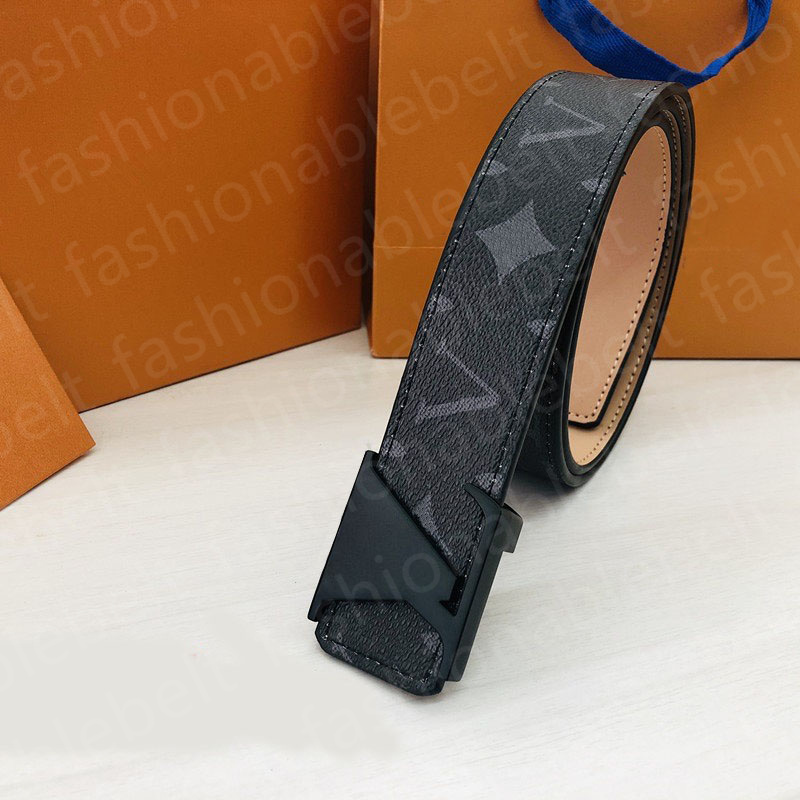 Casual mens belt Fashion womens belt Mens designer belt Daily business leather belts Metal smooth buckle ceinture Size 100cm-125cm optional Box AAAAA