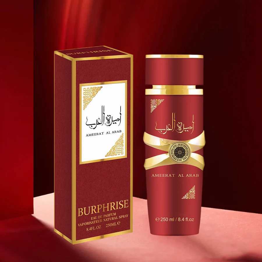 250ML 8.4FL. OZ Arab female perfume flower notes bergamot jasmine musk EDP durable perfume sprayW241102