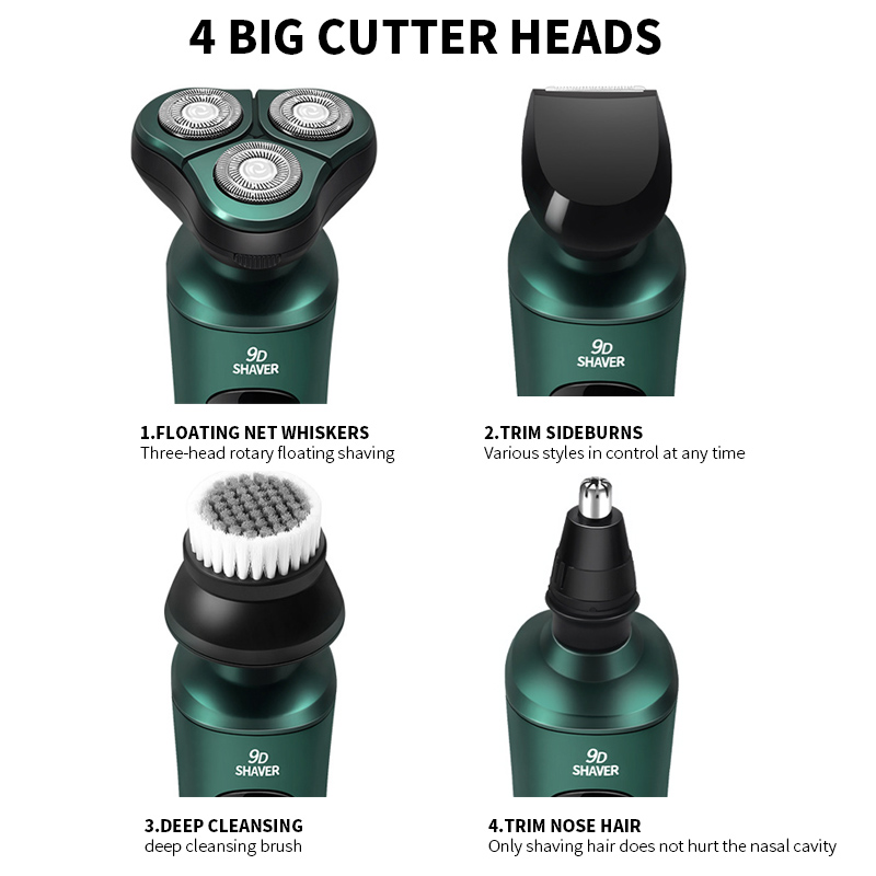 Smart new Shaver Spare Blade Hair Clipper Nose Hair Trimmer Cleaning Brush Beard Trimmer 2025 Blade Replacement