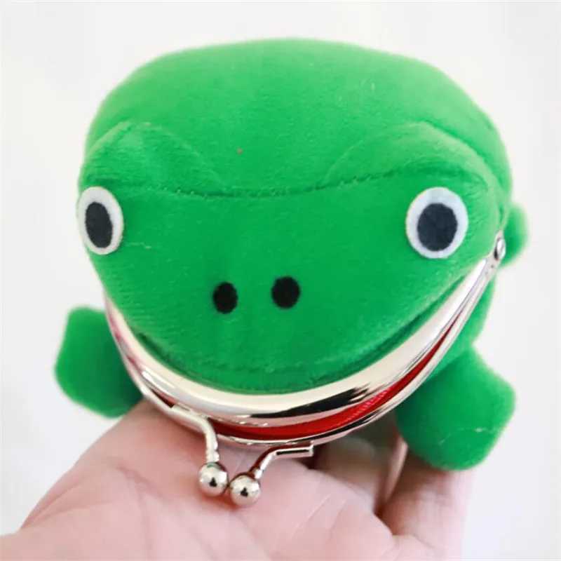 1PCS Hot Selling Frog Wallet Anime Carto Wallet Coin Purse Manga Flannel Wallet Cute Purse Coin Holder Mey Bag Small PouchXJ241111
