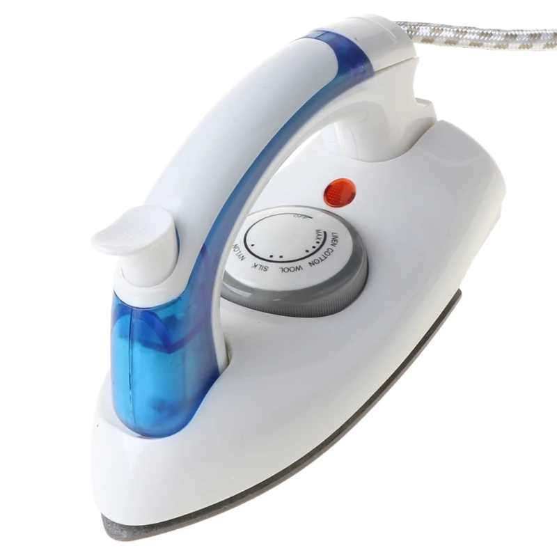 J6PE Mini Portable Foldable Electric Steam Iron Used for Clothing with 3-speed Bottom Plate Handheld Flat Iron Used for Travel Y241101