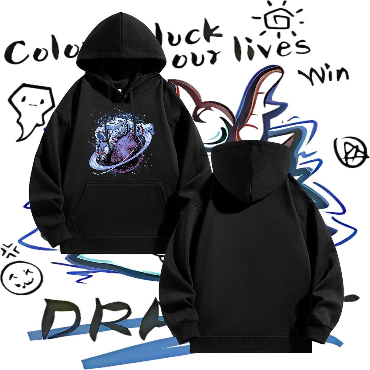 2024 Mens Hoodie Sweatshirt Hip Hop Warm Men Clothes Hoodie Long Sleeve Soft DIY Logo Oversized Top Pullover Hoodie Cotton 350g