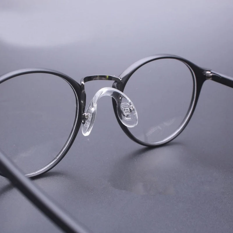 10pcs Anti-Slip Insert Nose Pad U Shape Silicone Conjoined Eyeglass Soft Nose Pads For Glasses