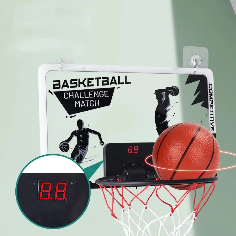 Scoring Portable Fun Mini basketball hoop Toy Kit Indoor Home Basketball fan Sports Game Toy Set for children Children Adult