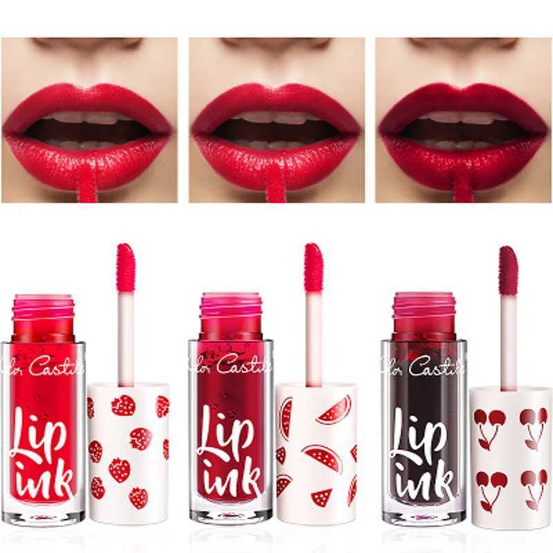 Moisturizing liquid lipstick jelly durable cherry red pink lipstick gloss sexy non stick cup lip color Korean lipstick makeup 3 colors W241101