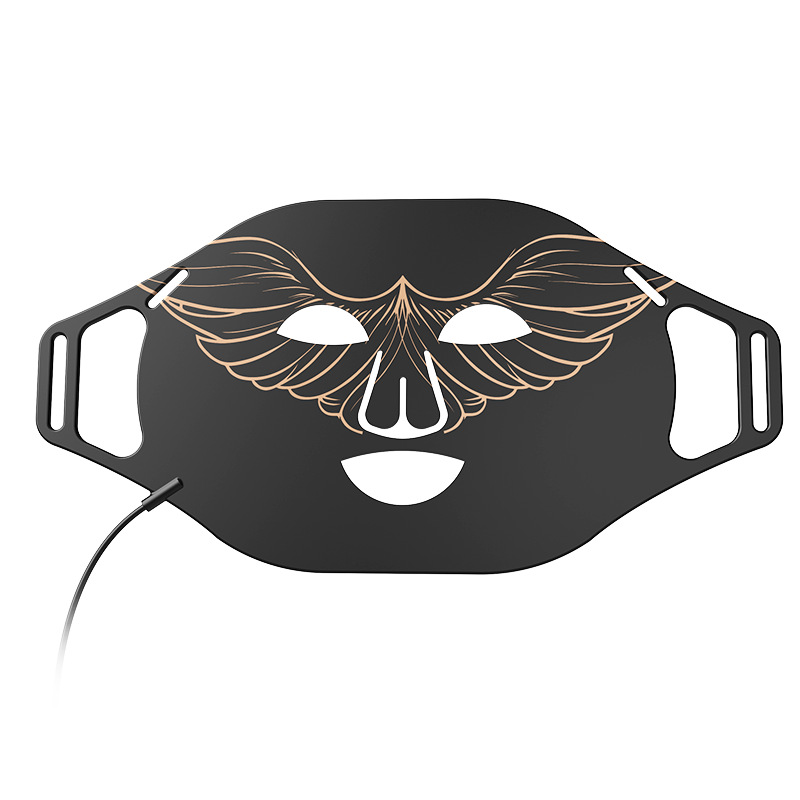 New Trend Beauty Wireless LED Blue Red Infrared Light PDT Photon Therapy Silicon Facial Mask Silicone LED Face Mask
