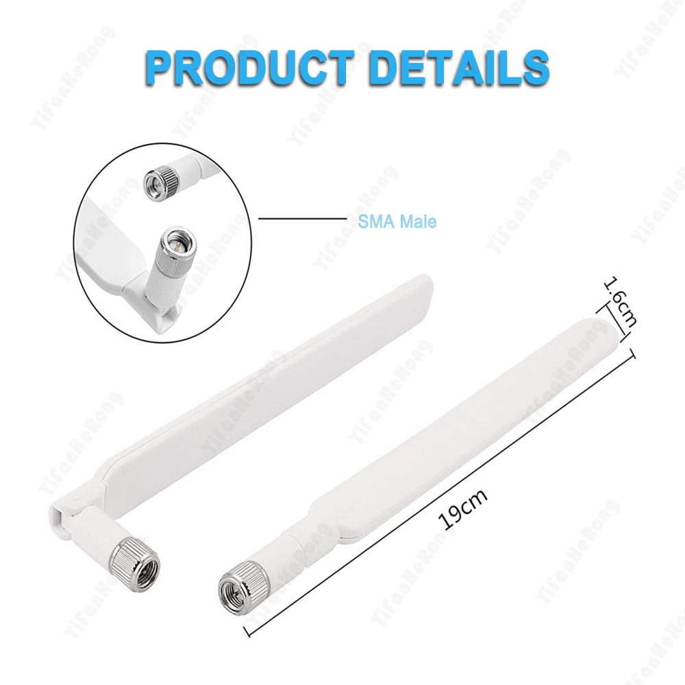 2pcs/lot 4G Antenna SMA Male 10dBi 700-2700MHz for 4G LTE Router External Wifi Antenna for B593 E5186 B315 B310 B880 B890