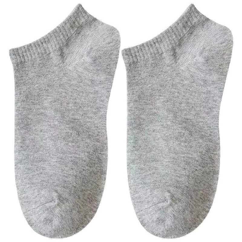 50Pairs Mens Short Sweat-absorbent Short Summer Thin Low-top Shallow Invisible with Black White and Grey Boat LX241102