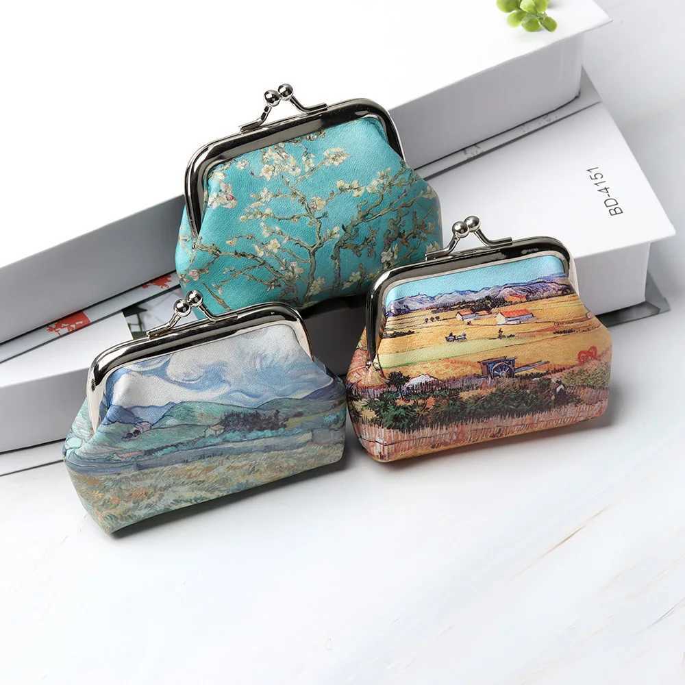Women Girls Fi Vintage Change Bag PU Coin Purses Small Wallet Women Cluh Mini Handbag Hasp Mey C Card AccessoriesXJ241111