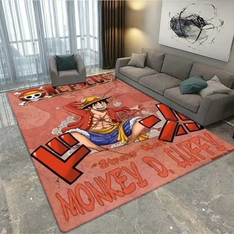 Stylish 3D Print One Piece Anime Rug Living Room and Bedroom Decor Area Rug Door Mat Kids Room Rug Birthday GiftXJ241101