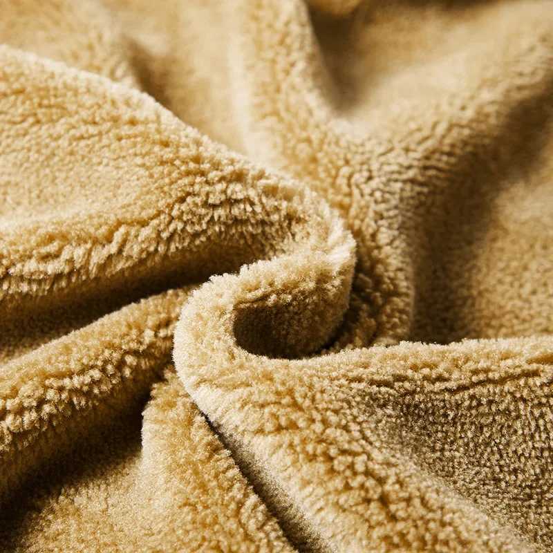 Winter mens thick collar simple windproof wear-resistant work clothes cotton jacket W241102