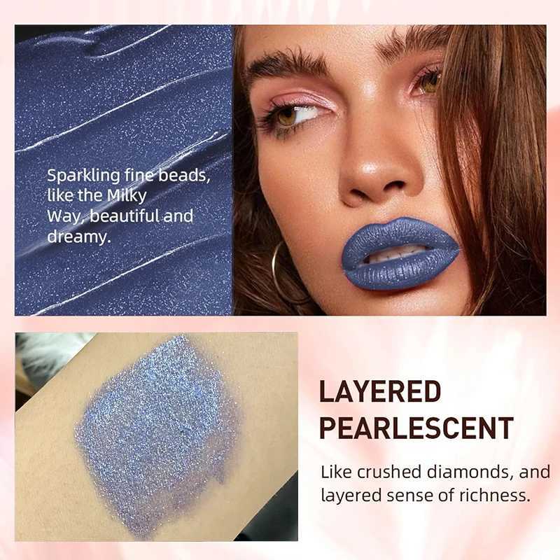 15 color sparkling liquid lipstick shimmer lip gloss pearlescent lip gloss waterproof durable matte diamond lip gloss glass W241101