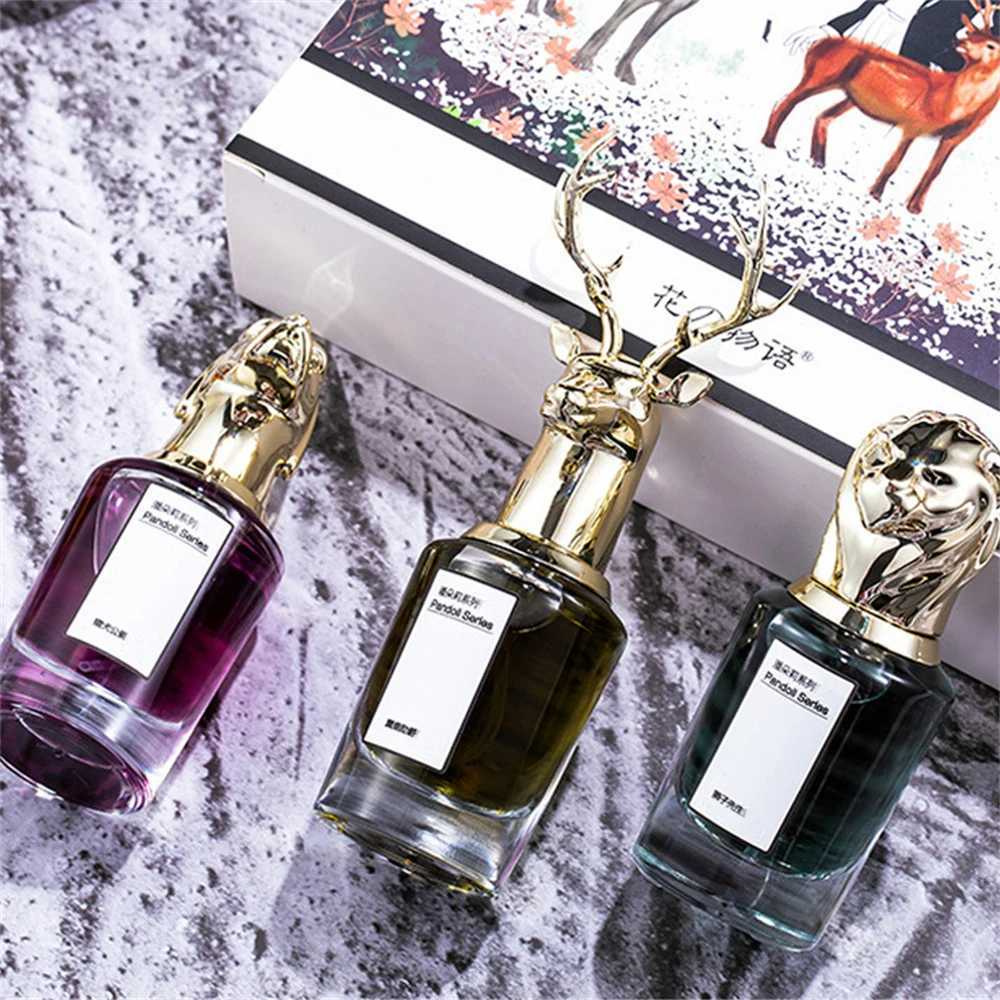 Womens perfume 75ml gift box three piece durable perfume spray plant flower fragrance pheromone perfume Cologne mens ToiletteW241102