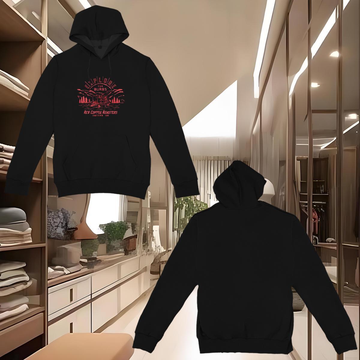 Stylist Woman Hoodie Hoody Loose Couples Hoodie Black Oversized Cotton 350g Breathable Hooded Collar High Street Hip Hop