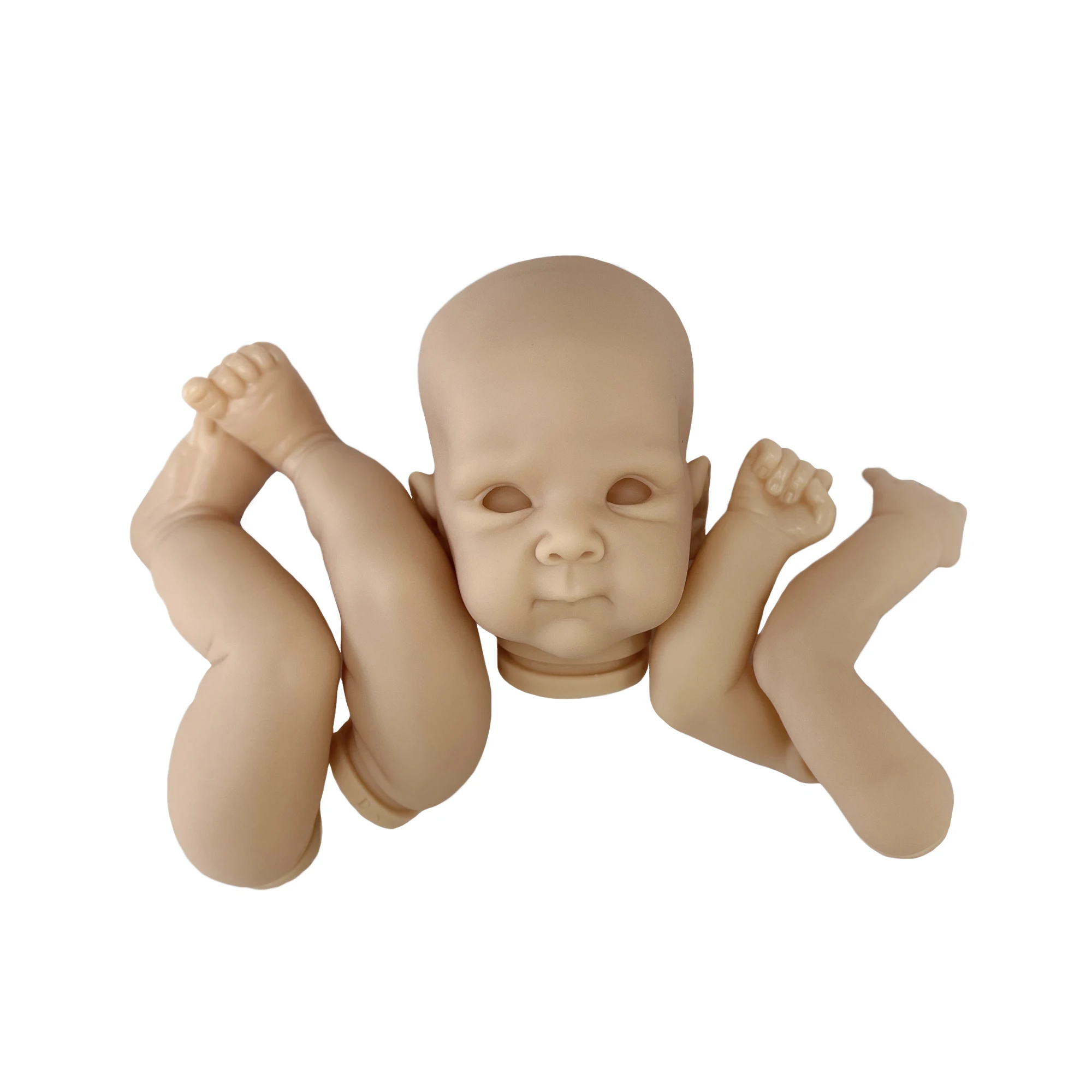 18 Inch Bebe Bettie Doll Kits 3D Painting Handmade Soft Vinyl With Full Limbs Reborn Baby Kits Unpainted Doll Kits