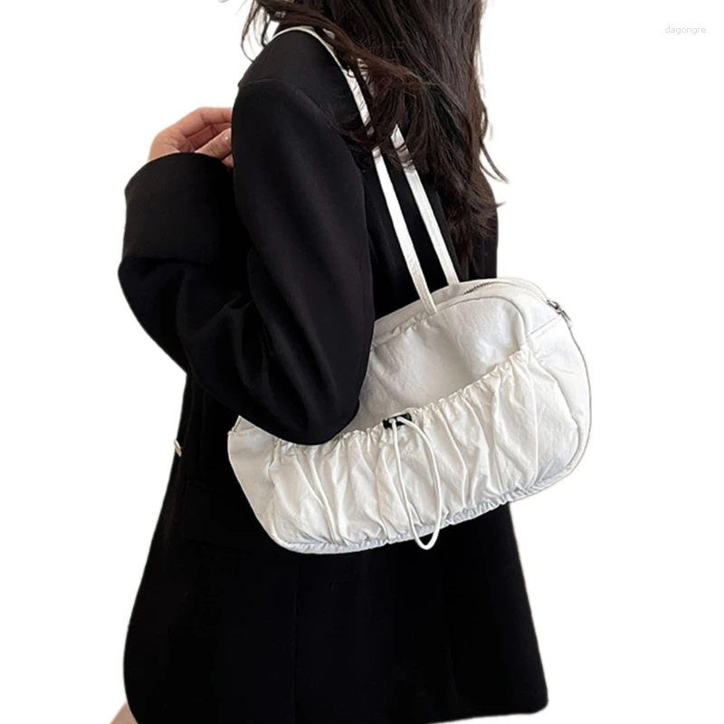 2025 NEW Drawstring Practical Sg Bag Fashionable Shoulder Bags Nylon Underarm Purse Satchel Casual Handbag For Daily Carry And Travel zhanyishengli