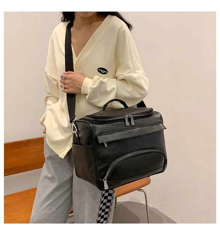 Professional Makeup Bag Womens Makeup Box Womens Leather Womens Korean Makeup Box Barber Bag Toolbox Storage Organizer 241031