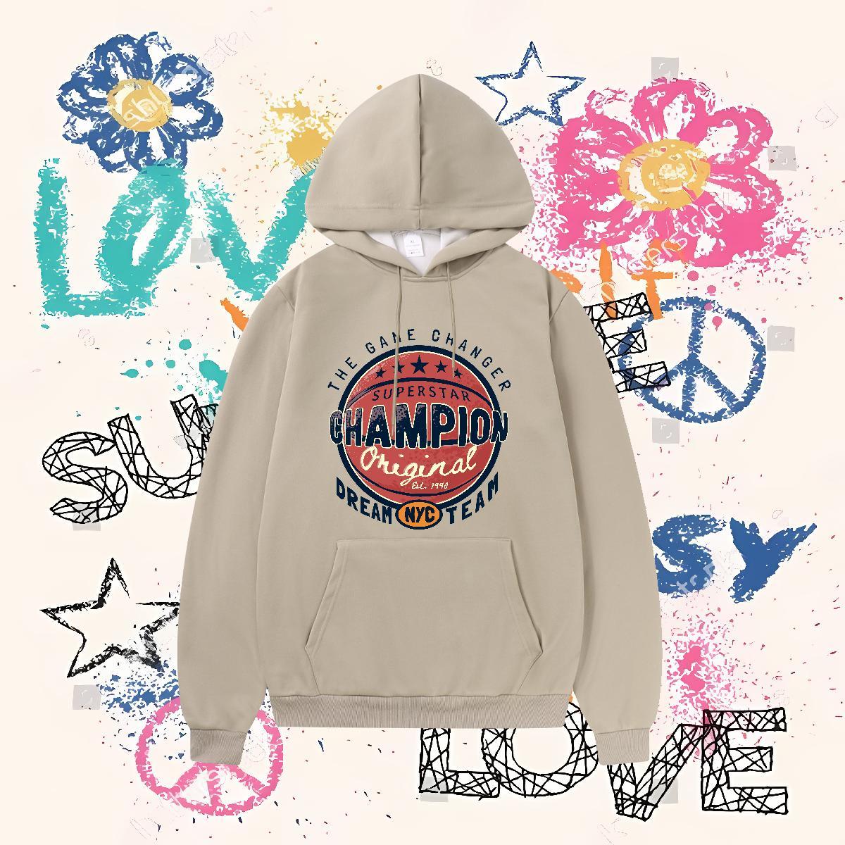 New Arrival Hoodie Women Street Wear Popular Women Hoodie Cartoon Printing S-3XL Thick Fleece Pullover Hoodie Breathable Soft