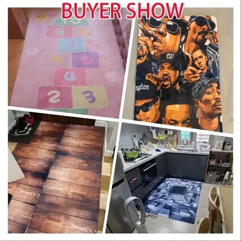 3D Gamer Carpet for Living Room Childrens Bedroom Decor Play Non-slip Floor Rug Anime Game Controller Door Mat Tapis CuisineXJ241101 - view 6