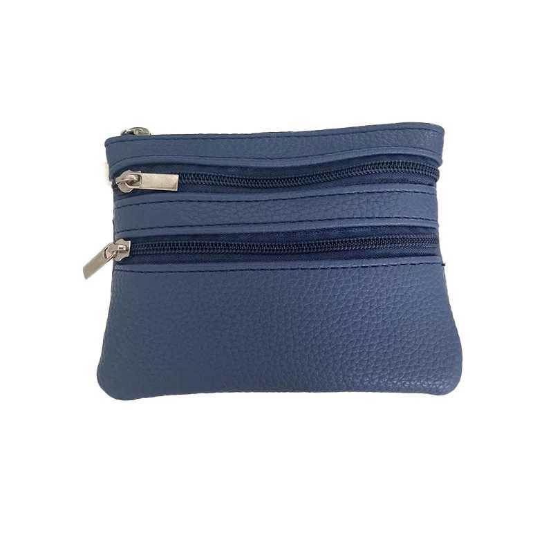 Fi Leather Coin Purse Women Small Wallet Change Purses Mini Zipper Mey Bags Childrens Pocket Wallets Key HolderXJ241111