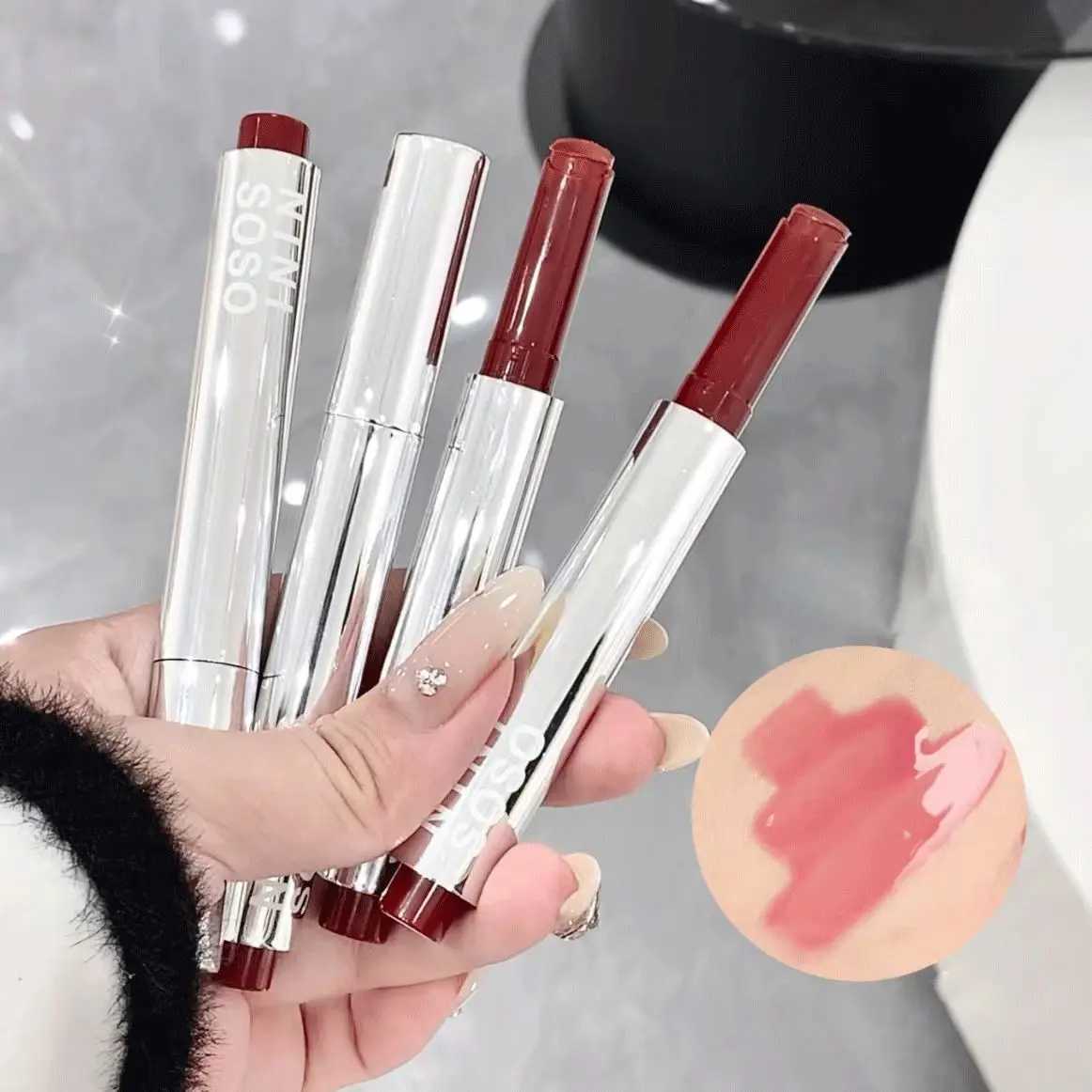 Shiny solid lip gloss specular moisturizing jelly coloring lipstick W241101