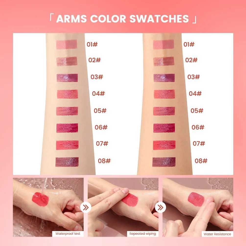 8-color super stay nude lip gloss Permanent liquid lipstick will not fade Sexy red purple lip gloss Female makeup W241101