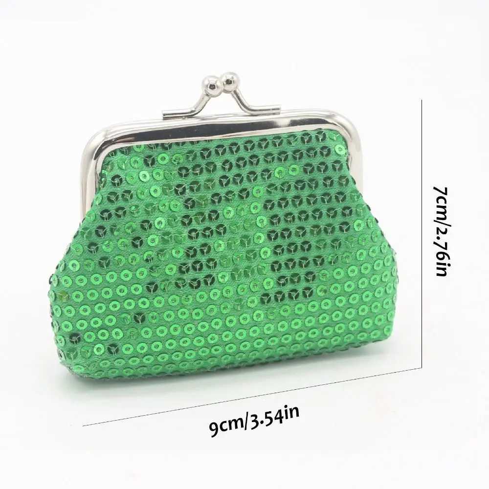 Sequin Coin Purse Small Purse Bag Cluh Lipstick Bag Keyring Shiny Card Holder Mey Bag Portable Elegant Classic Storage BagXJ241111
