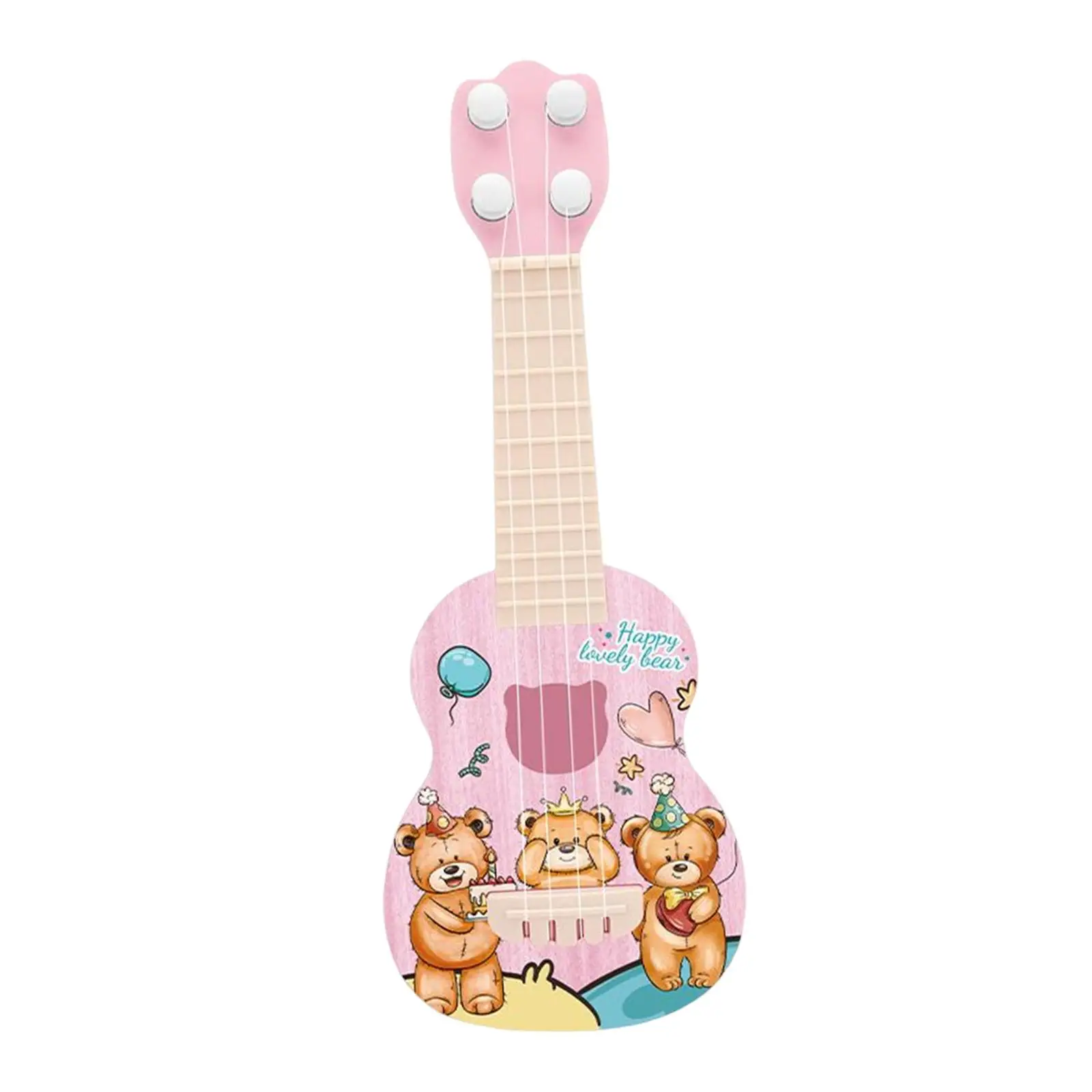 new Professional Ukulele Guitar Toy Skill Improving Portable Early Educational 4 2025 Strings Small Guitar for Boys Girls Birthday Gifts