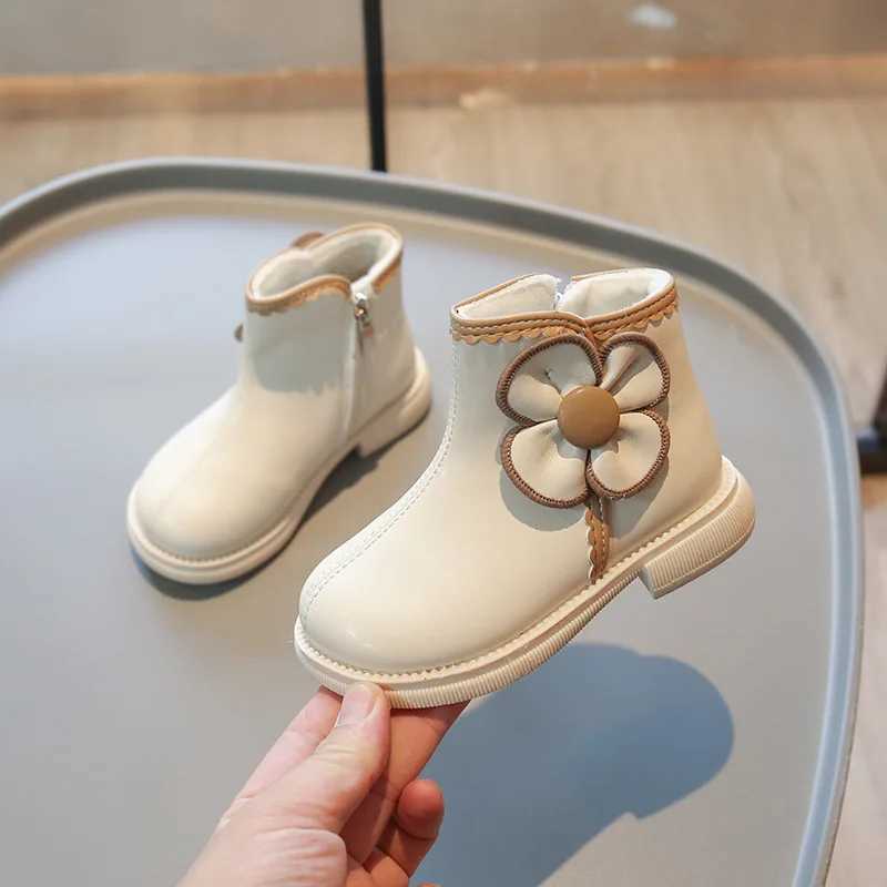 Girls shoes anti slip ankle boots female designer princess shoes warm winter boots fashionable childrens casual shoes Botines Para Mujeres M241102