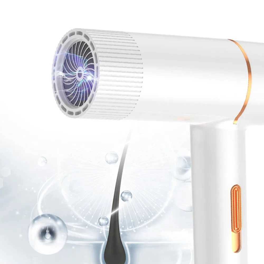 Hair Dryers Hair Dryer Infrared Negative Ionic Blow Dryer Hot Cold Wind Professional Salon Hair Styler Tool Hair Electric Blow Drier Blower 240401