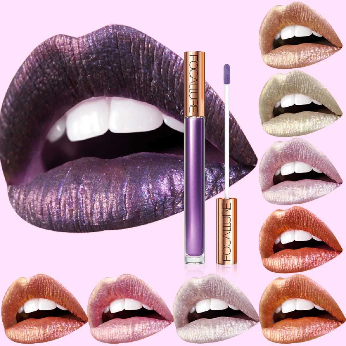 FOCALLURE 12 color chameleon lip gloss matte long-lasting bright moisturizing liquid lipstick beauty lipstick cosmetics W241101