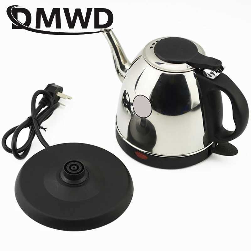 Long mouth electric kettle stainless steel boiler hot beverage teapot heater automatic power-off heating cup Y241102