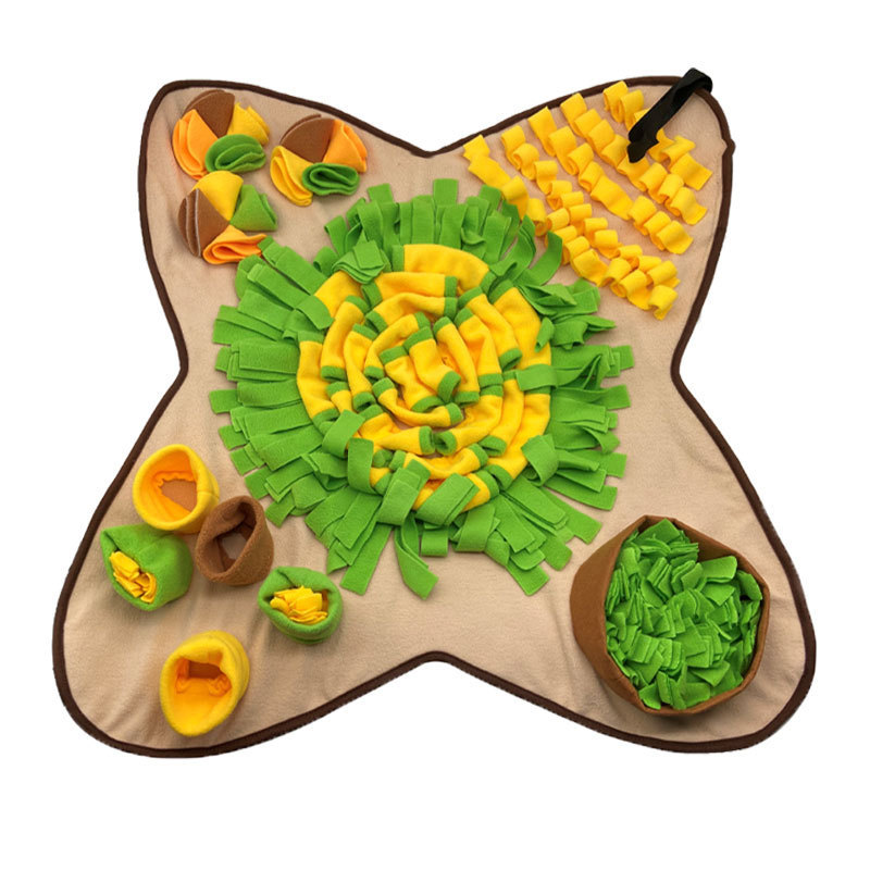 cross border New Pet Smell Pad Dog Smell Pad Smell Training Pad Puzzle Slow Food Pad Pet Supplies Toys