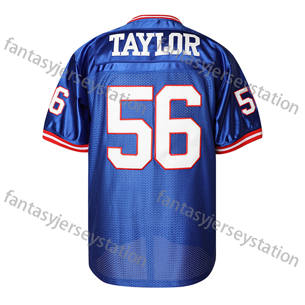 #56 Embroidery Men's Short Sleeve Loose V-neck American Football Jersey, Outdoor Rugby Jersey For Team Training