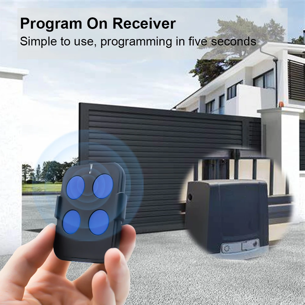 For Replacement 2025 new NOVOFERM NOVOTRON 502 MAX43-2, 504 MAX43-4 433.92 MHZ Rolling Code Garage Door Remote Control Opener