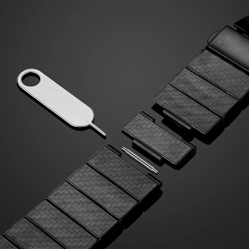 Correa de fibra de carbono para Amazfit GTR 4, pulsera ligera para Amazfit Bip 3/GTS 4/2/2e/3/2/4Mini GTR3 3Pro GTR 42