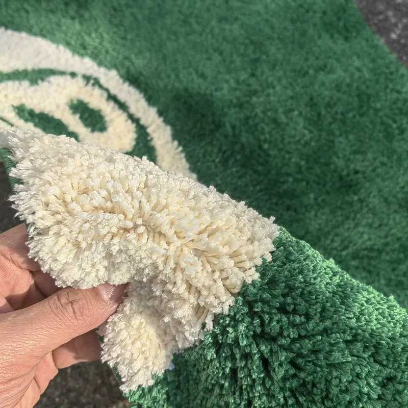 Green 8 Ball Doormat Carpet Tufted Rectangle Non-slip Bath Mat Soft Plush Fullfy Rug Home Decor Living Room Bedroom Floor MatXJ241101 - view 6