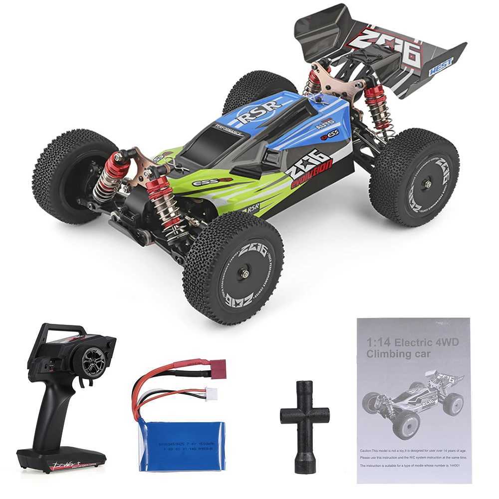 Wltoys XKS 144001 1/14 RC car 60Km/h high-speed RC racing car 2.4GHz RC car 4WD 550 motor RC off-road drift car RTR X241101