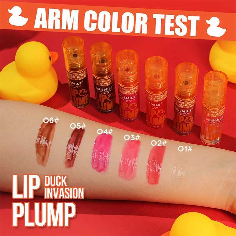 Transparent crystal jelly lipstick 6 color moisturizing mirror lipstick sparkling liquid lipstick duck berry lipstick W241101