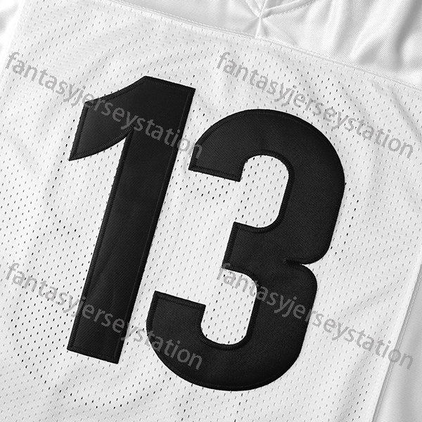 Men's # 13 Classic Vintage Embroidery Breathable Training American Football Jersey, Men's Summer Outdoor Sports Shirt Chrismas Day