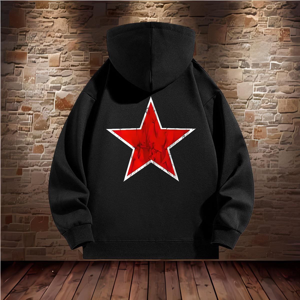 Classic Casual Men's Hooded Sweatshirt Drawstring Long Sleeve Wholesale Men Clothes Hoodie Custom Print Oversized Wear Sport Tech Fleece