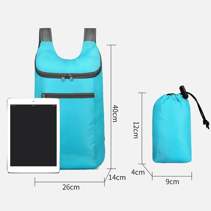 new 10L Lightweight Foldable Backpack Foldable Ultralight Outdoor Backpack Travel Backpack Men's and 2025 Women's Sports Backpack