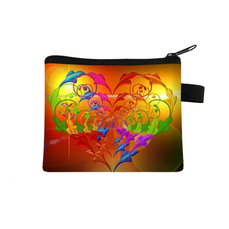 Carteira Portfel Men Wallet Women Cartera Mujer Female Short Cute Flower Zero Wallet Simple Fi Card Bag Coin Purse Key CaseXJ241111