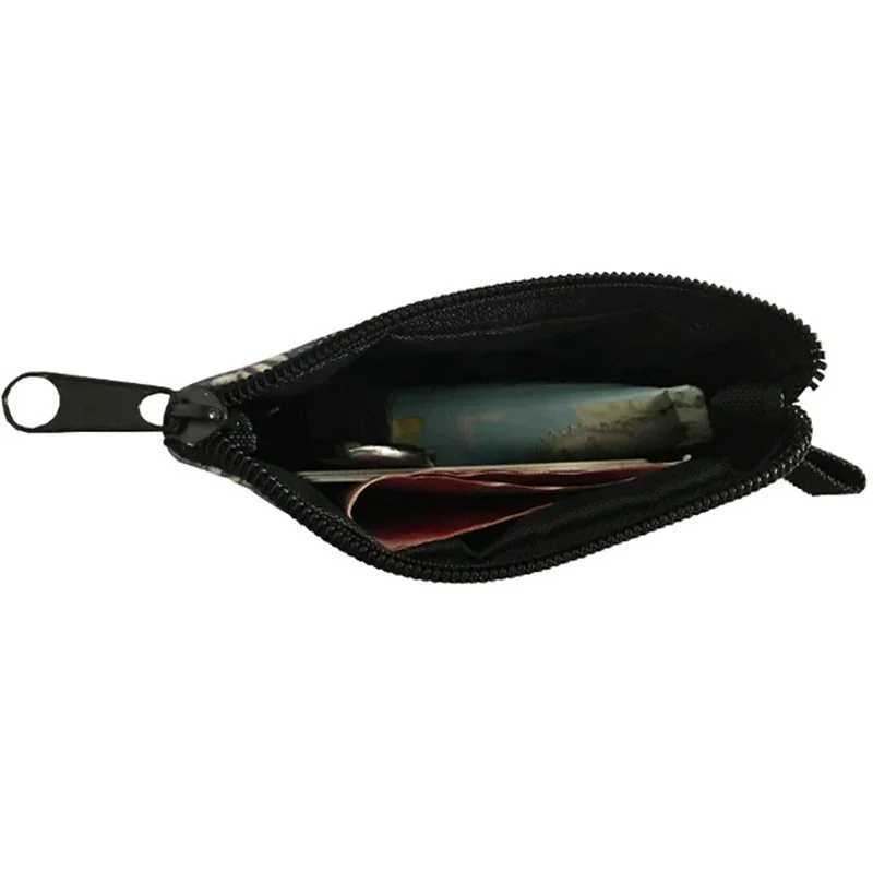 Floral Print Coin Purse Card Holder Women Zipper Small Wallet Cluh Coin Mey Bag Business Bags Lipstick Bag PouchXJ241111