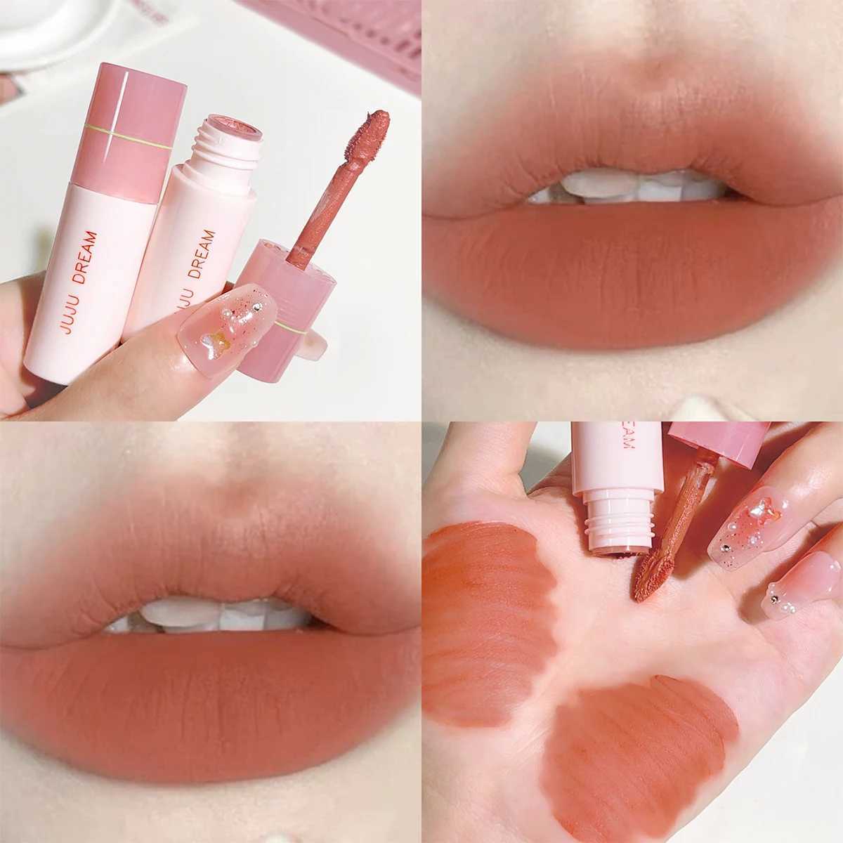JUJU DREAM Soft Mist Milk Coffee lipstick Matte Velvet Mist Natural Makeup White lipstick W241101