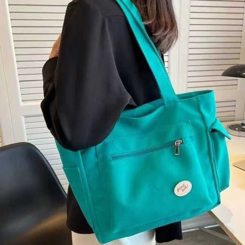Shoulder Bags Cloth Bag WoMens Large Capacity Shopping Bag Canvas Bag Shoulder Bag Student Versatile Tote Bag Handbag Shoulder Bag 241015