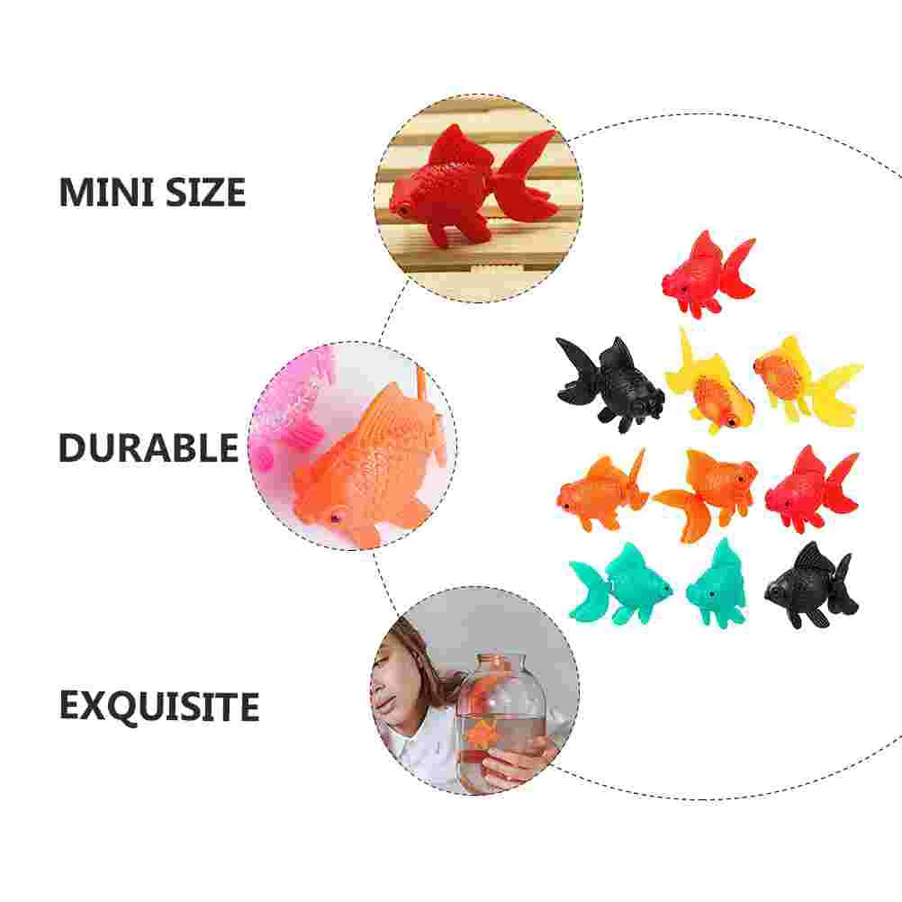Tropical Aquarium Toy new Artificial Tank Floating Goldfish Decor Ornament Model 2025 Fake Moving Ornaments Kid Accessory Rubber Lifelike